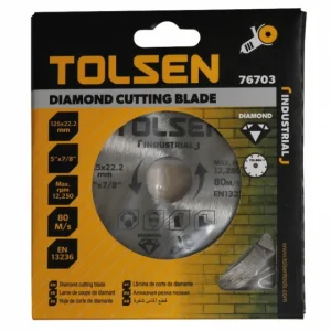 Disque Diamant 10mm 125x2x22mm (76703) TOLSEN – 100329 excellente qualité 6