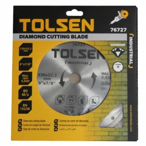 Disque Diamant 6mm 230x2x22mm (76727) TOLSEN – 100332 à prix d'occasion 6