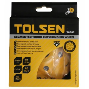 mode pas cher Disque Segmente 5mm 125×22,2mm Turbo Cup (76682) TOLSEN – 100453 8